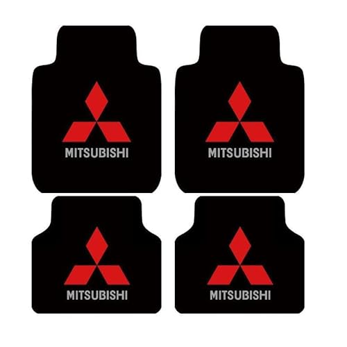 4 Stück Maßgeschneiderte Auto-Fußmatten für Mitsubishi Space Star 2019-2023, Vordere Hintere Reihe Bodenmatten Autoteppich von BEDPET