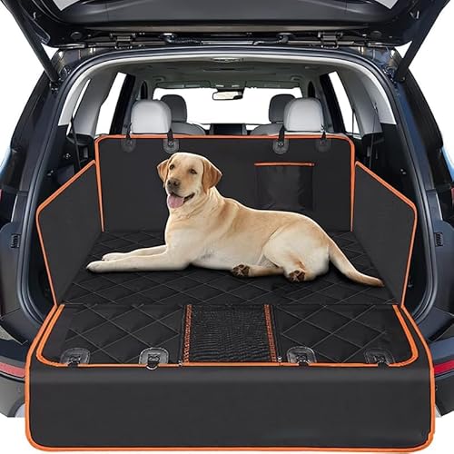 BEDPET Kofferraumschutz für Hund, für Audi A3 S3 Sportback 8L 8P 8V 8Y / Cabrio 8P 8V / Sedan 8V Auto Kofferraum Schondecke Hunde mit Ladekantenschutz Seitenschutz von BEDPET