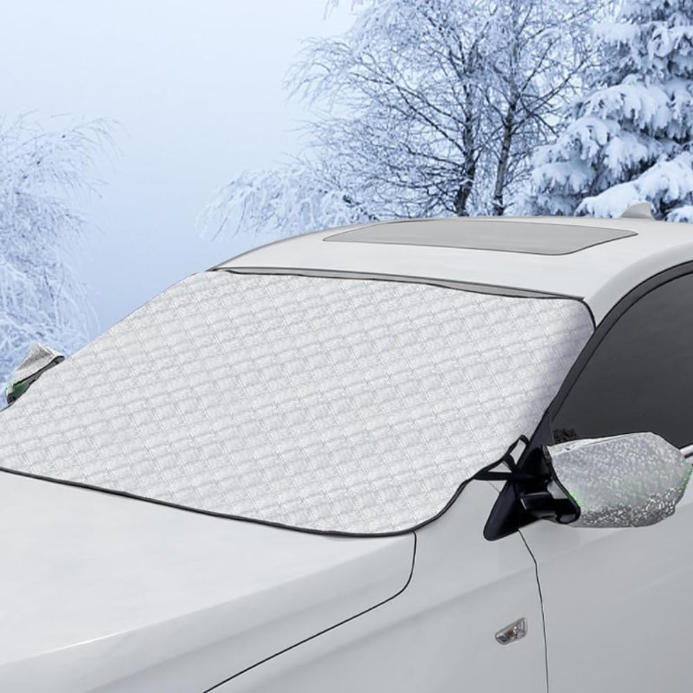 BEDPET Windschutzscheiben Schneeabdeckung Abdeckung, für Audi Q5 Sportback Auto Scheibenabdeckung Winterschutz gegen Sonne EIS Schnee von BEDPET