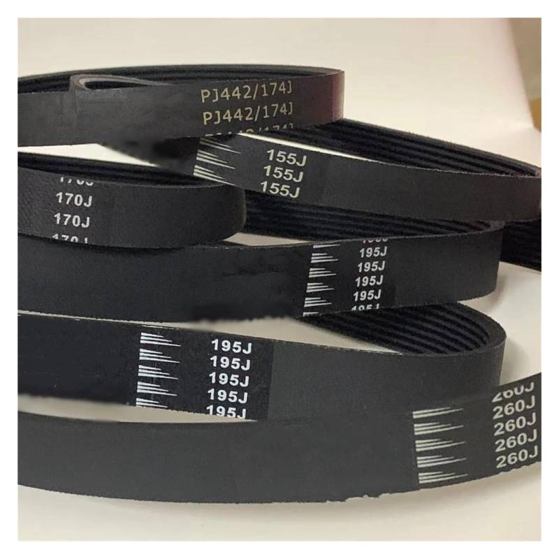 Antriebsriemen Keilriemen Übertragungsriemen PJ Ribbed Belt Laufband-Förderband 305J-PJ775 310J-PJ787 315J-PJ800 320J-PJ813 325J-PJ826 330J-PJ838 Antriebsriemen(320J-PJ813,12ribs) von BEEBY