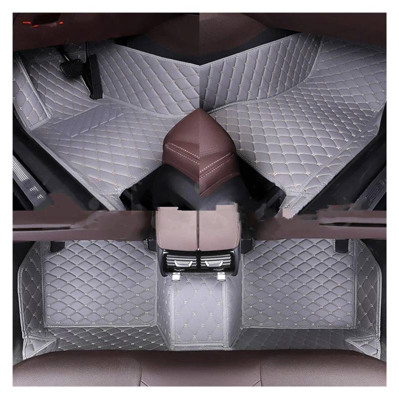 Autoteppich Auto-Fußmatten Für Alfa Für Romeo Für Giulietta Alle Modelljahre Auto-Innenausstattung Teppiche Teppich Steg-Styling Auto Fußmatten(Grey,ALL SEAT) von BEEBY