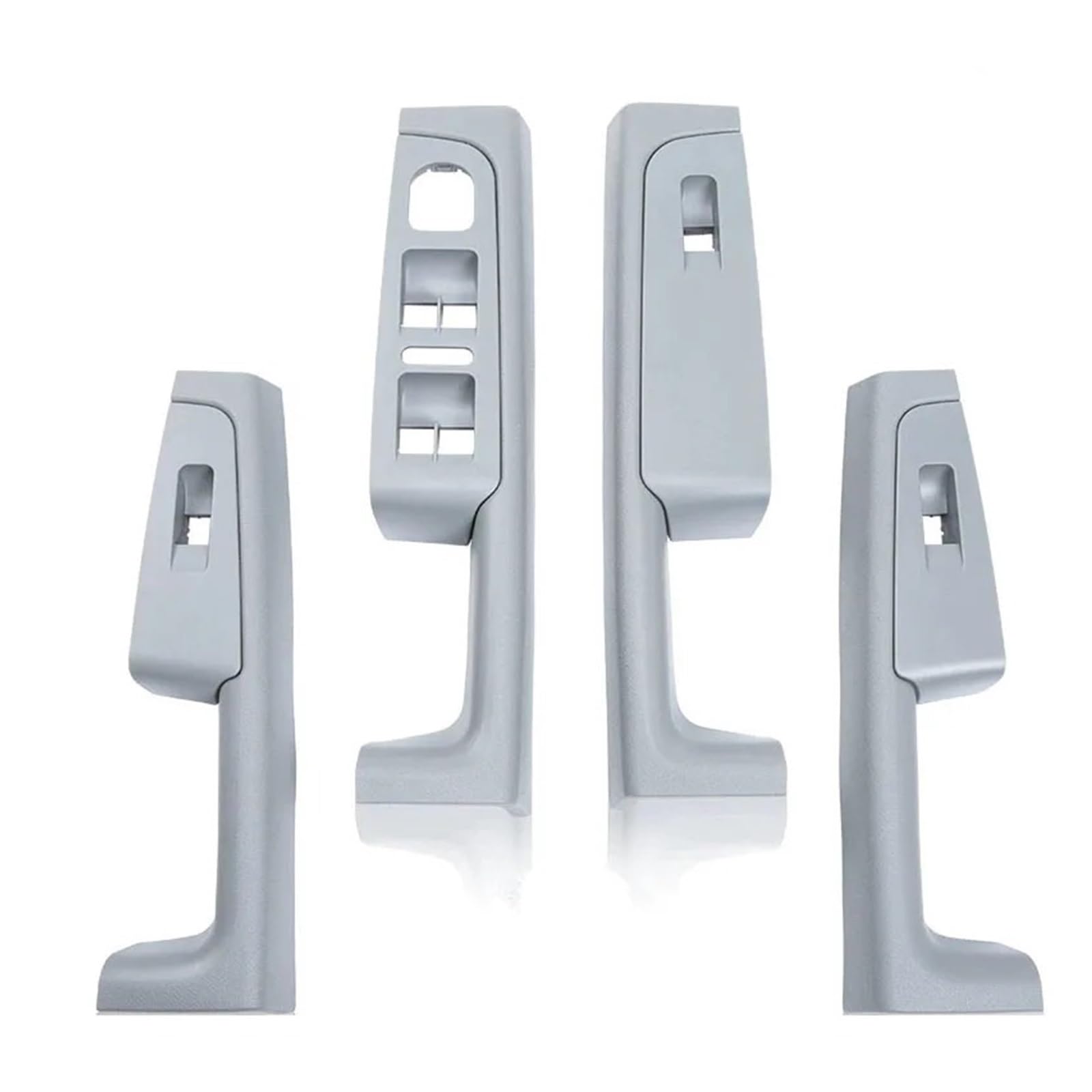 Innen Autoinnentürgriffe Vorne Hinten Innen Tür Griff Armlehne Rahmen Schalter Control Panel Trim Für Skoda Für Superb 2008 2009 2010 2011 2012 2013 Türgriff Innenraum(Grey Set) von BEEBY