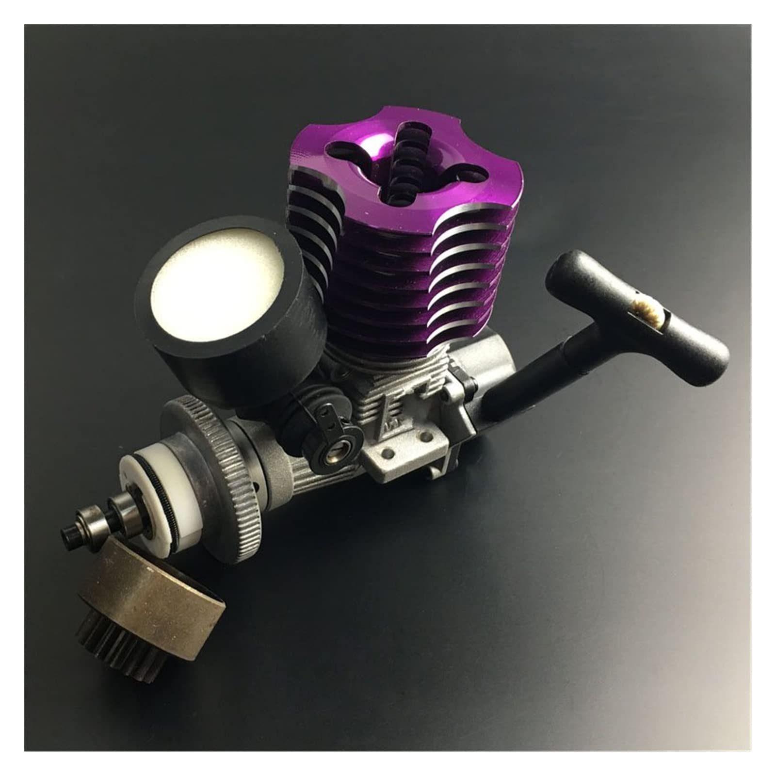 Vergaseranlagen Für HSP 02060 Für VX 18 Motor 2,74 Cc Seilzugstarter Lila Für RC 1/10 Nitro Auto Onroad Auto Buggy Monster Bigfoot Truck 94122/94177/94188 Kabel Choke Vergaser (Farbe : 02060-DLC) von BEEBY