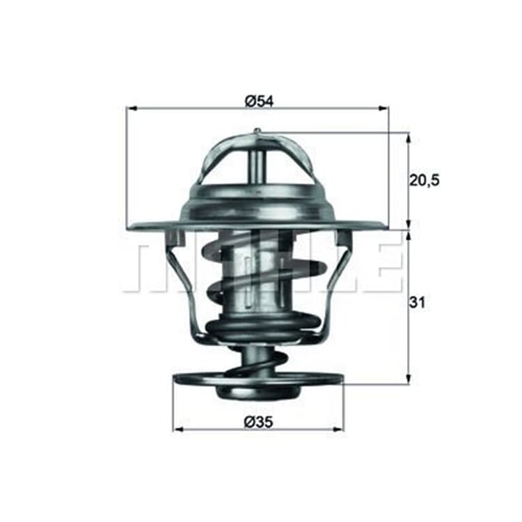 Mahle Thermostat + Dichtung Audi Opel Seat VW Volvo von MAHLE