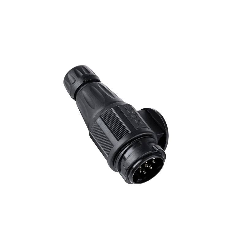 BEIJISTAR Anhängerstecker 13 Polig, mit Wasserfester Dichtung, nach ISO 11446, 12V Wasserdichter 13 Poliger Anhängerstecker, 13 Poliger Hänger Stecker, für PKW LKW RV Boot Anhänger von BEIJISTAR