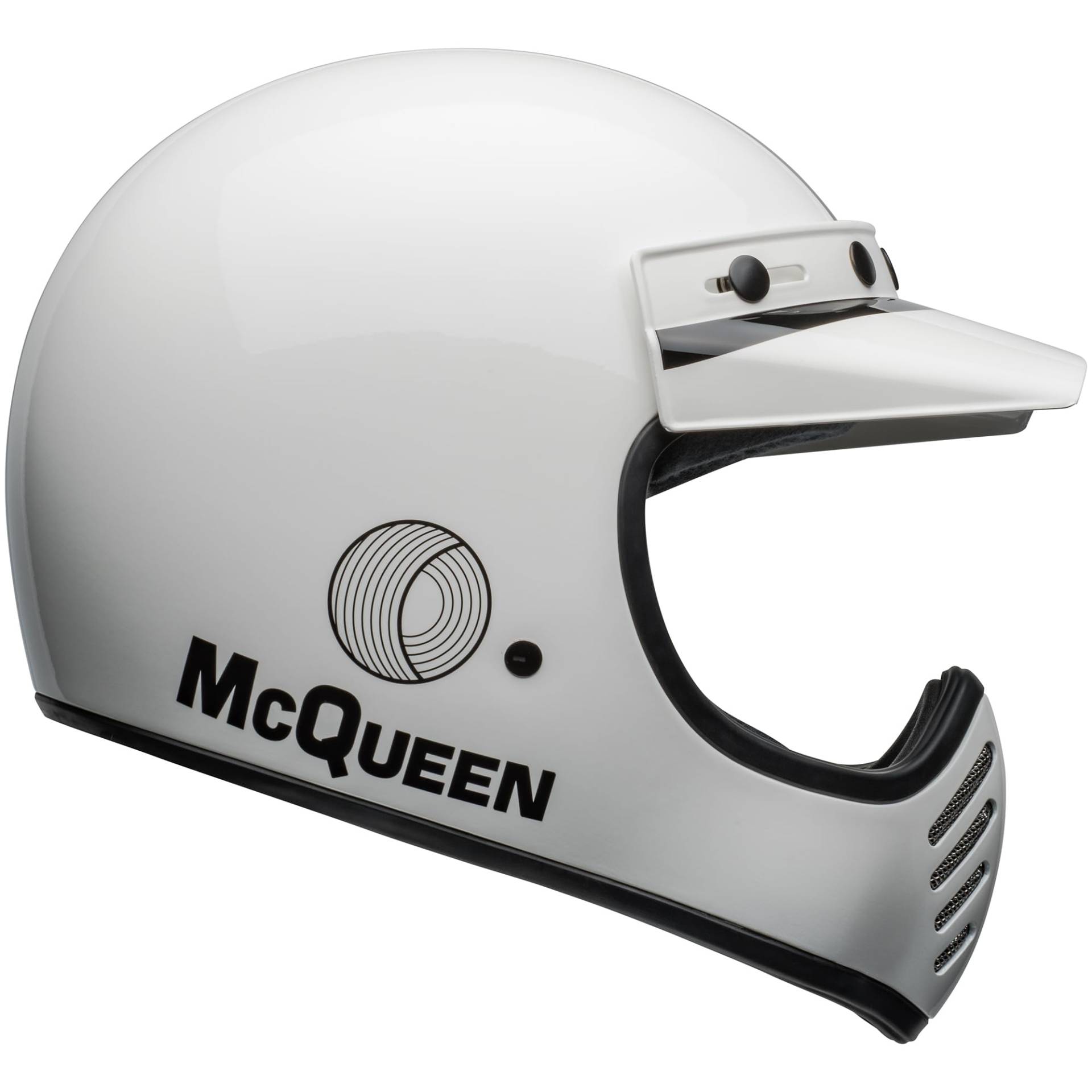 BELL HELM MOTO-3 ECE6 SMQ AGS WHITE/BLACK L von BELL