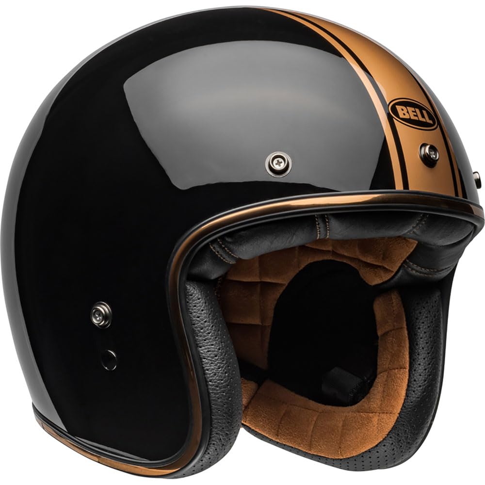 BELL HELMET CUSTOM 500 RALLY BLACK/BRONZE S ECE6 von BELL