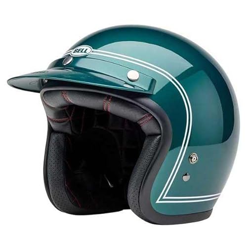 BELL HELMET CUSTOM 500 STEVE MCQUEEN RIVERSIDE METALLIC GREEN S ECE6 von BELL