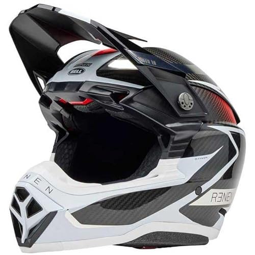 BELL HELMET MOTO-10 SPHERICAL RENEN RAYCON MATTE/GLOSS BLACK/WHITE L ECE6 von BELL