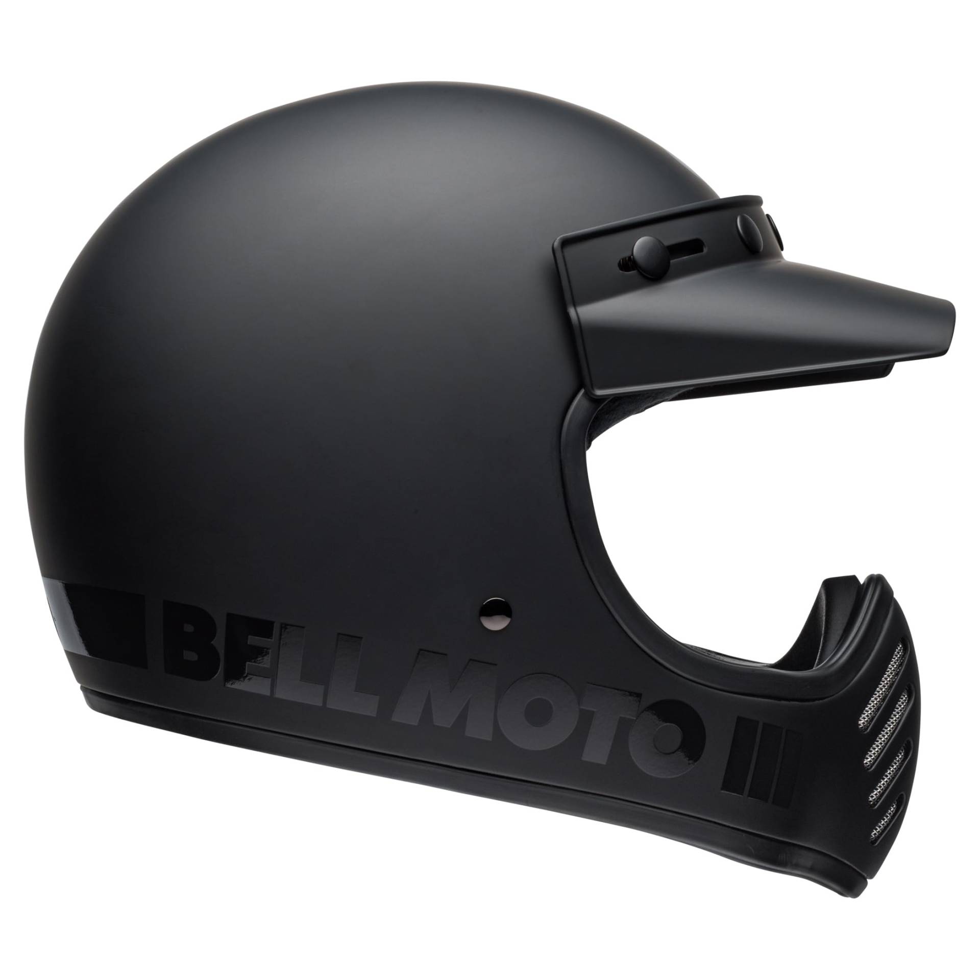 BELL HELMET MOTO-3 CLASSIC MATTE/GLOSS BLACK M ECE6 von BELL