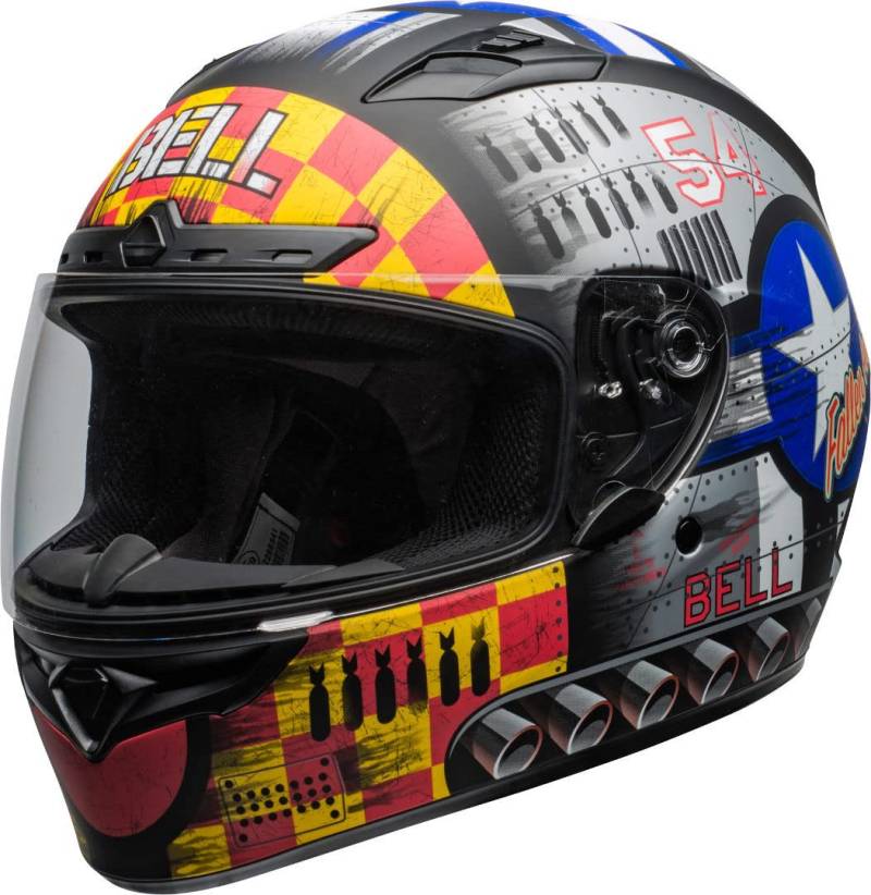 BELL HELMET QUALIFIER DLX MIPS DEVIL MAY CARE GREY M von BELL