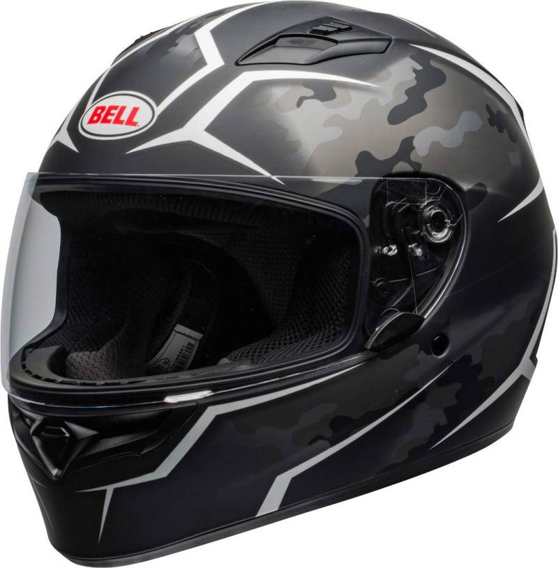 Bell HELMET QUALIFIER STEALTH CAMO MATTE BLACK/WHITE M von BELL