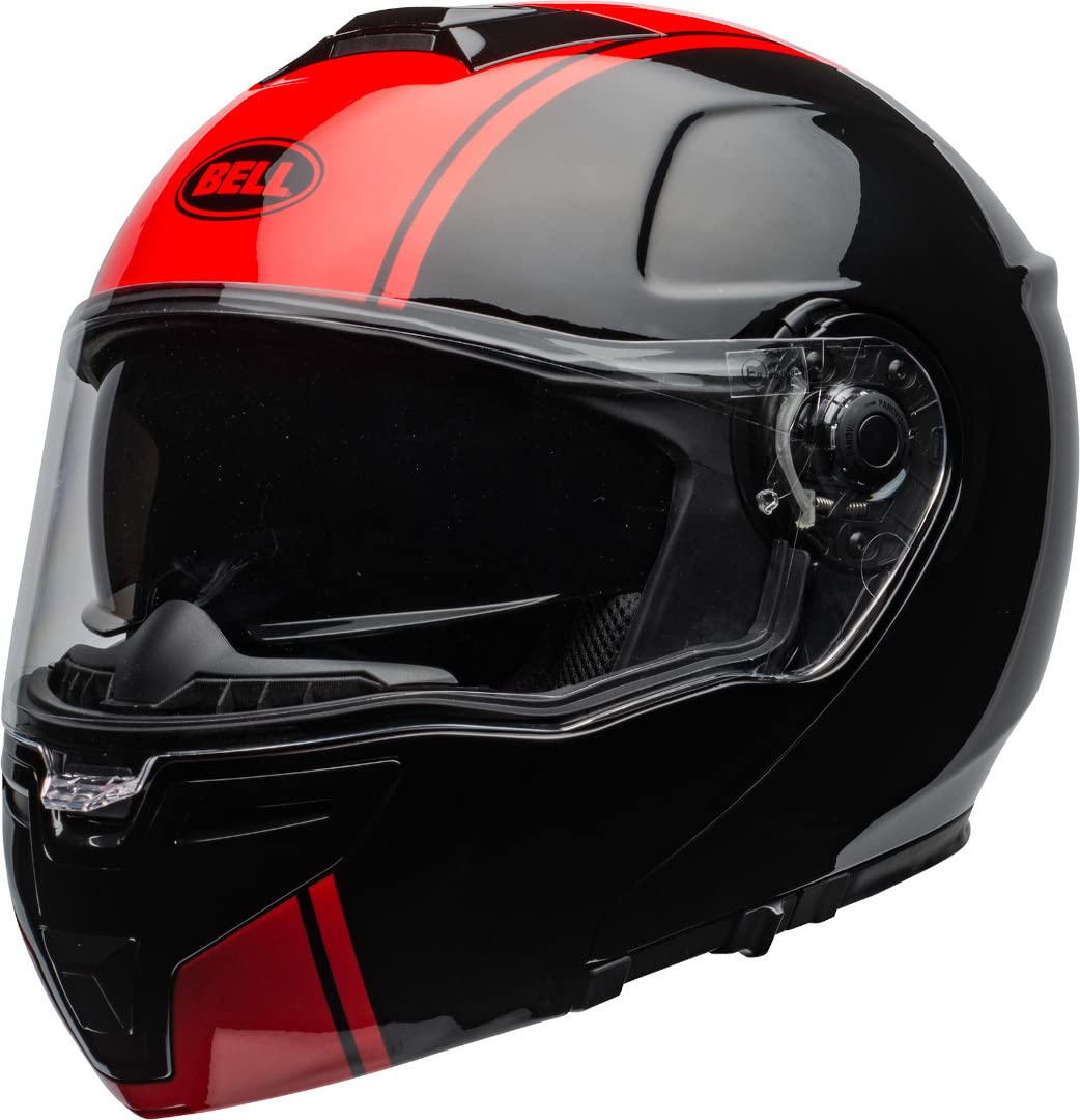 Bell HELMET SRT MODULAR RIBBON BLACK/RED S von BELL