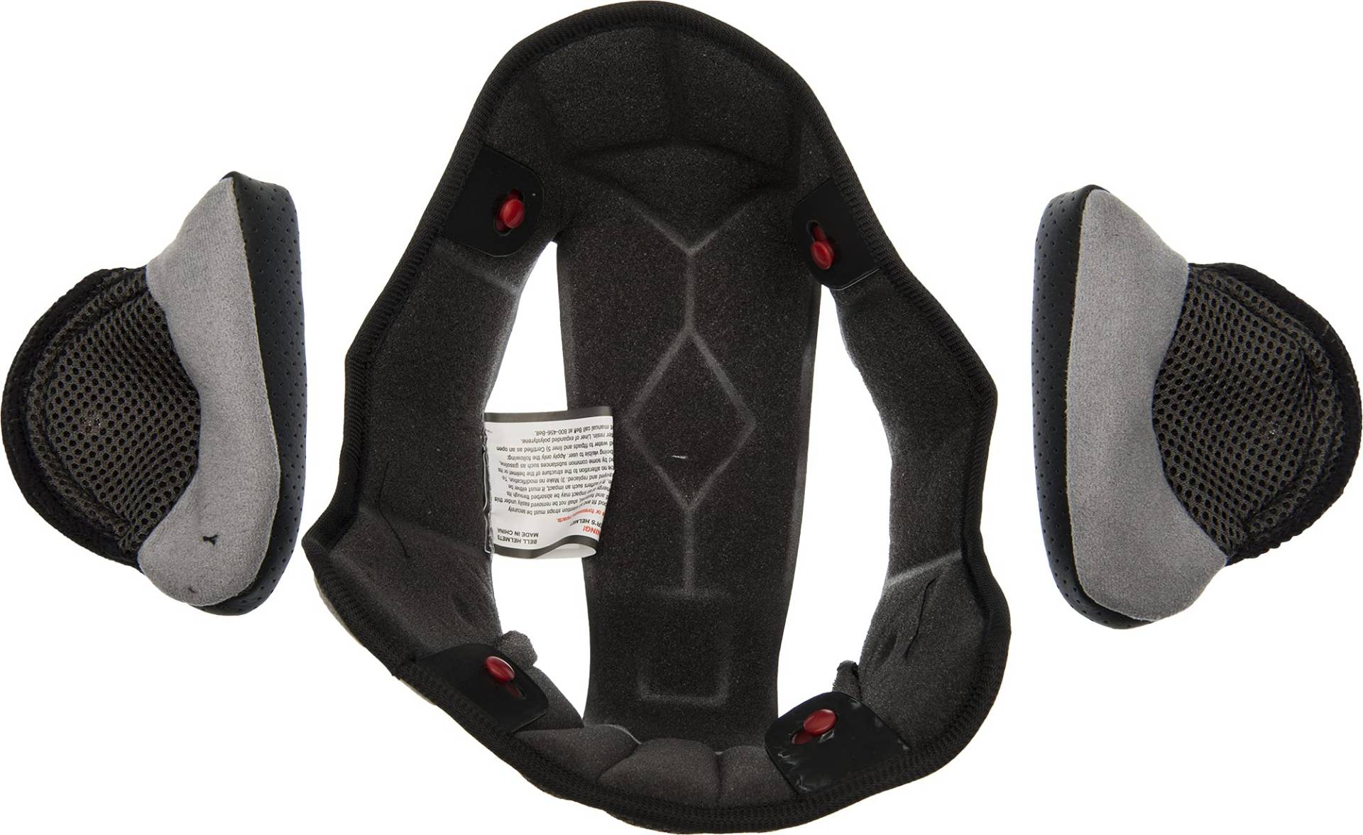 BELL Rouge Pad Kit Street Motorradhelm-Zubehör – Schwarz/XL von BELL