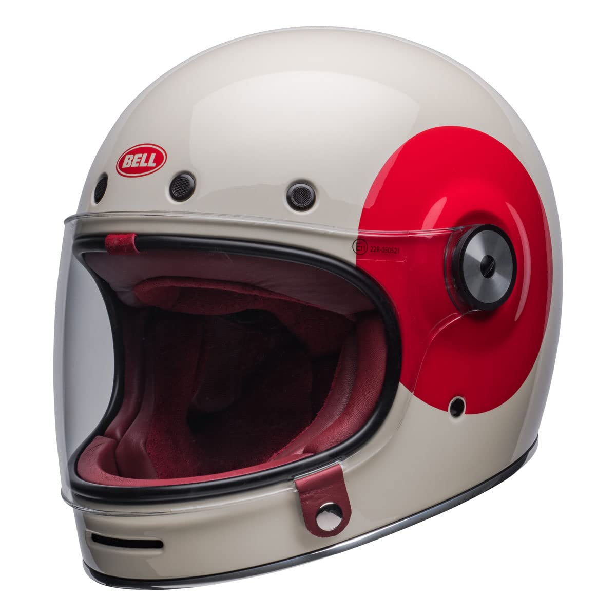 Bell HELM BULLITT TT VINTAGE WHITE/OXBLOOD L von BELL