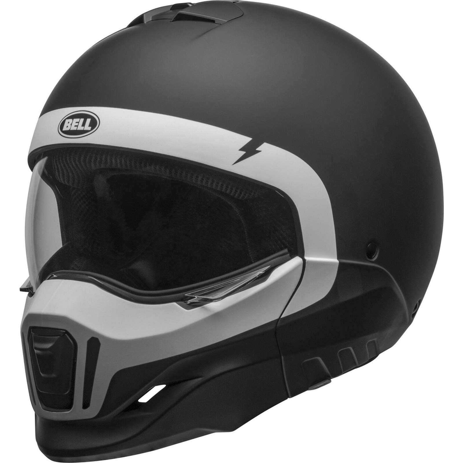 Bell HELMET BROOZER CRANIUM MATTE BLACK/WHITE M von BELL