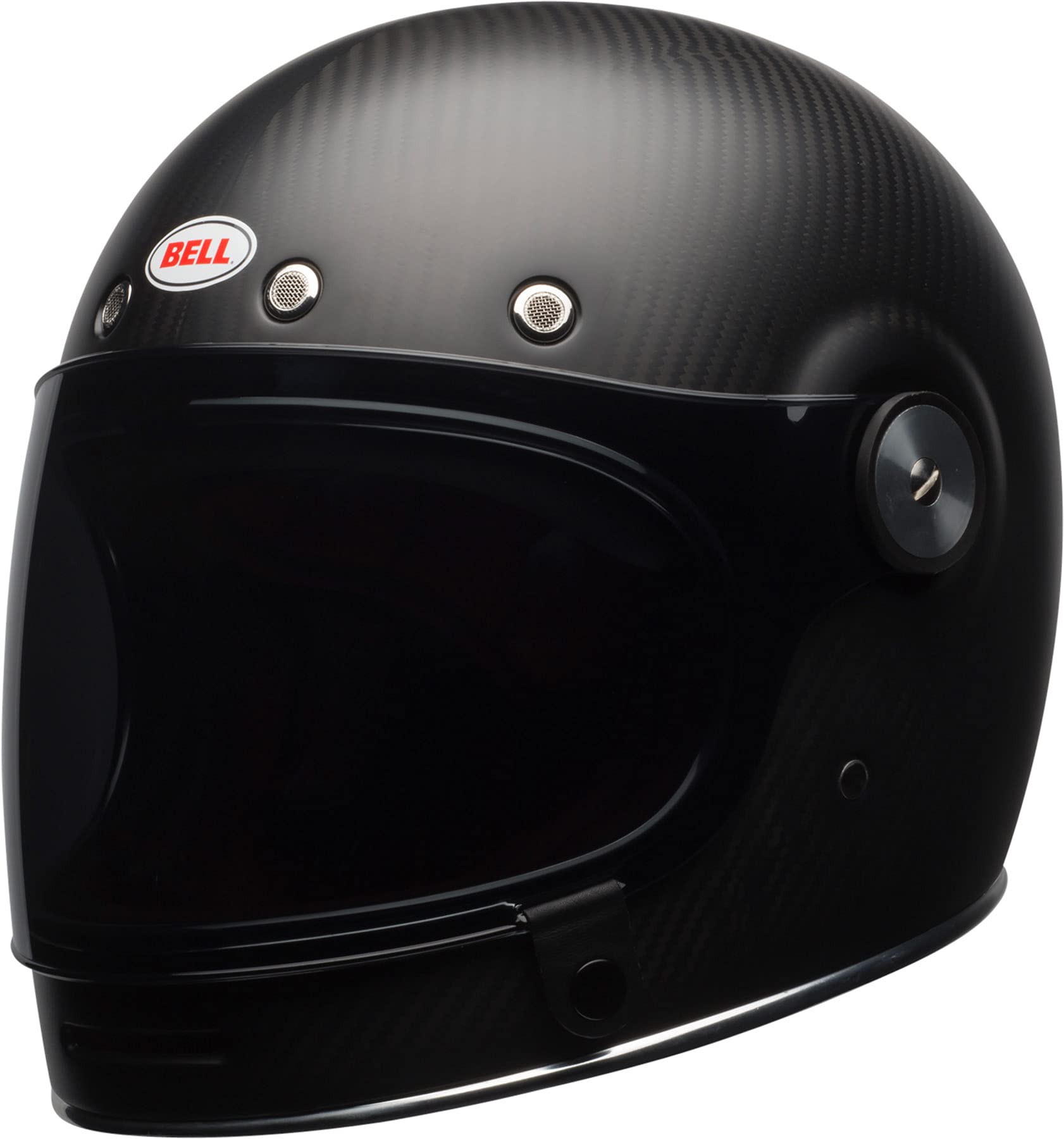 Bell Powersports Bullitt Motorradhelm, Schwarz (Carbon Matte), S von BELL