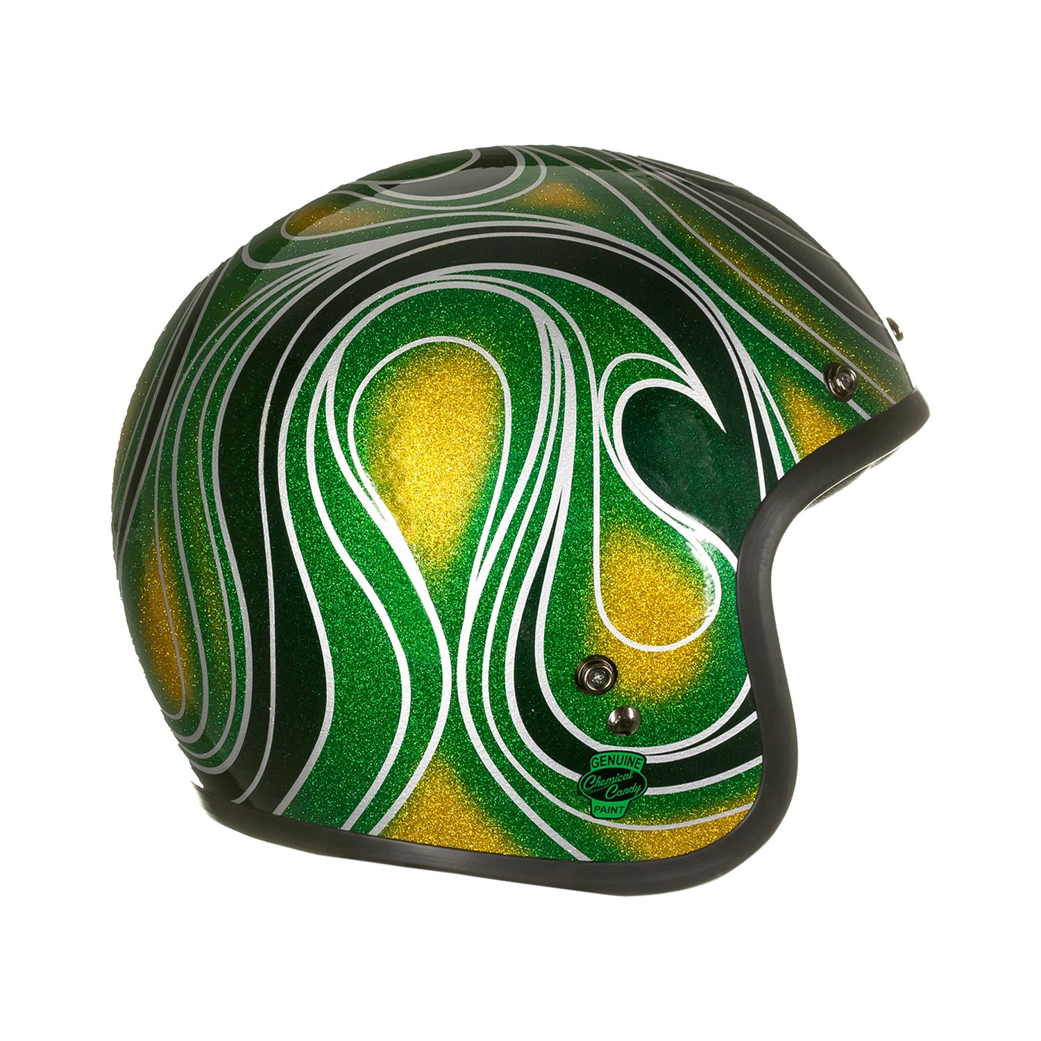 Bell Powersports Custom 500 Motorradhelm, Mehrfarbig (Chem Candy Mean Grün), XS von BELL