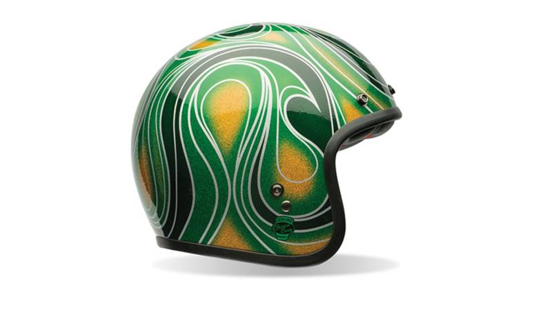 Bell Powersports Custom 500 Motorradhelm, Mehrfarbig (Chem Candy Mean Grün), XS von BELL