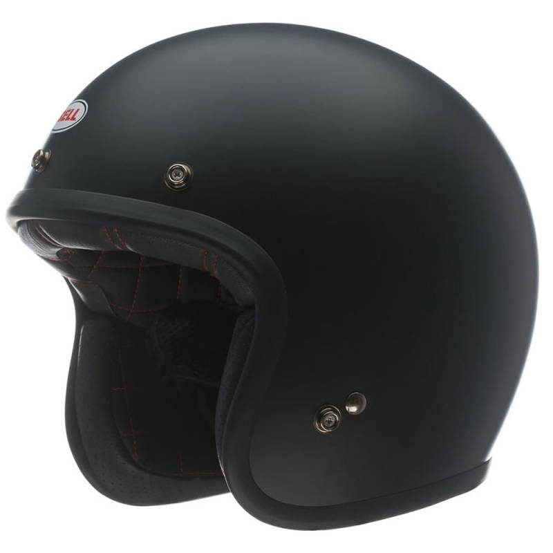 Bell Powersports Custom 500 Motorradhelm, Schwarz (Matte Schwarz Solid), S von BELL