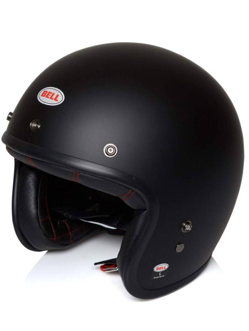 Bell Powersports Custom 500 Motorradhelm, Schwarz (Matte Schwarz Solid), XXL von BELL