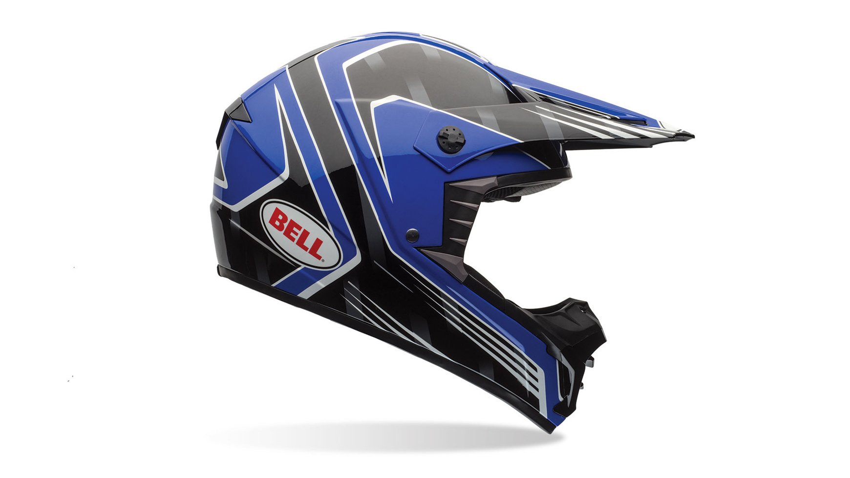 Bell Powersports SX-1 Motorradhelm, Mehrfarbig (Race Blau), L von BELL