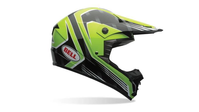 Bell Powersports SX-1 Motorradhelm, Mehrfarbig (Race Grün), XXL von BELL