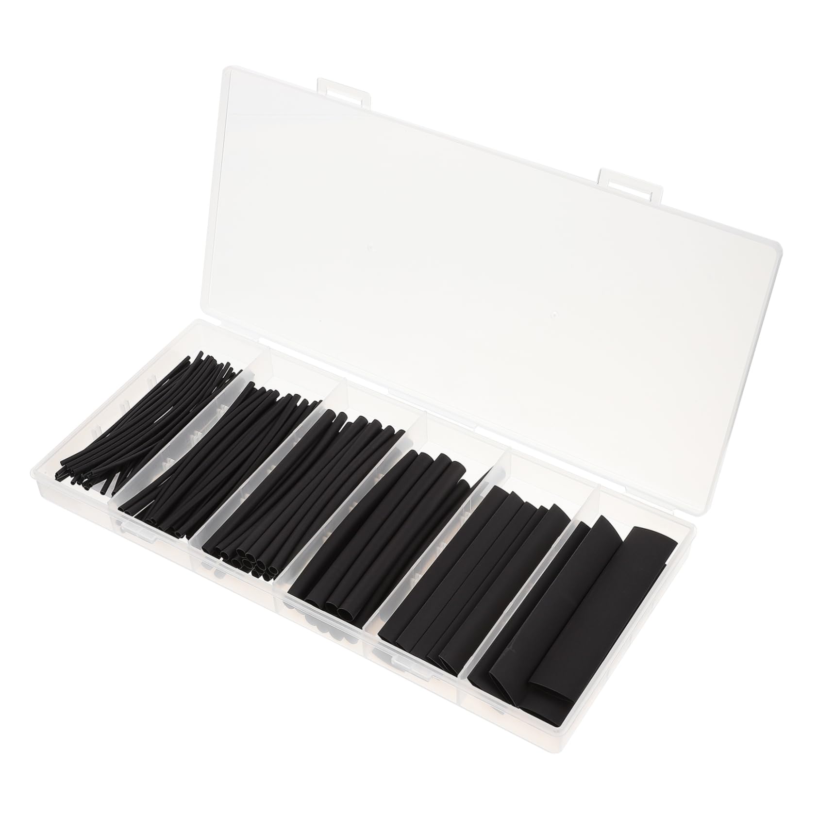 BELLIFFY 1 Satz Thermisches Gehäuse Anhänger Ausrüstung Draht-crimp-set Stecker Stift Sup Kabel Luft Versteck Schläuche Wärmeschrumpfend Tragbar Drähte Laufbahn Bausatz Silikon-gummi Black von BELLIFFY