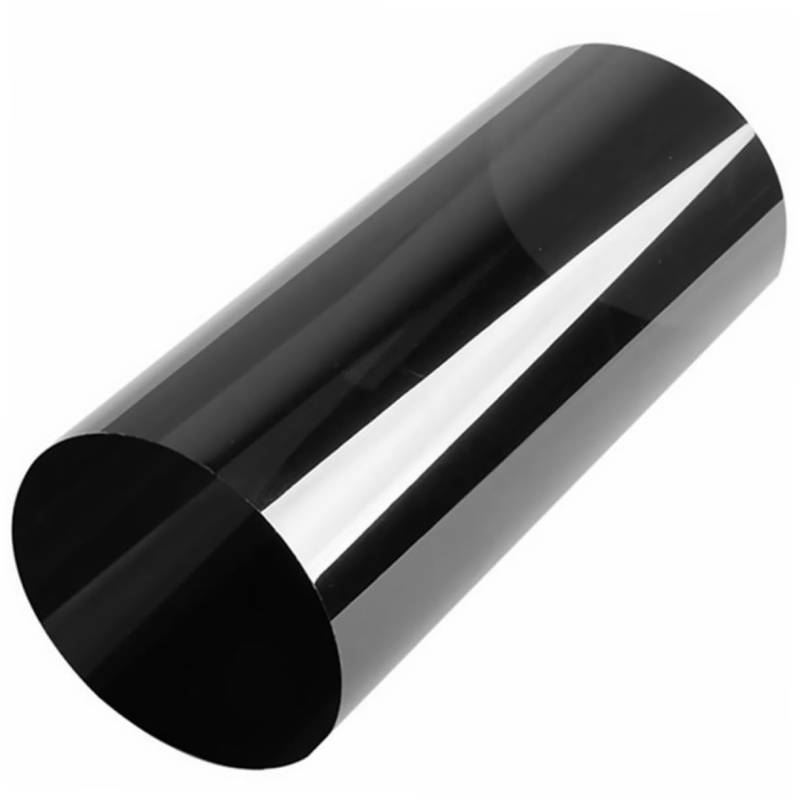 BELLIFFY 1Stk Auto Farbwechselfolie Thermal- Rücklicht Tönungsfolie aus Vinyl Film mit geringer Lichtdurchlässigkeit Auto vorhänge Auto Vorhang Aufkleber Autofolie Folie für Auto PVC Black von BELLIFFY