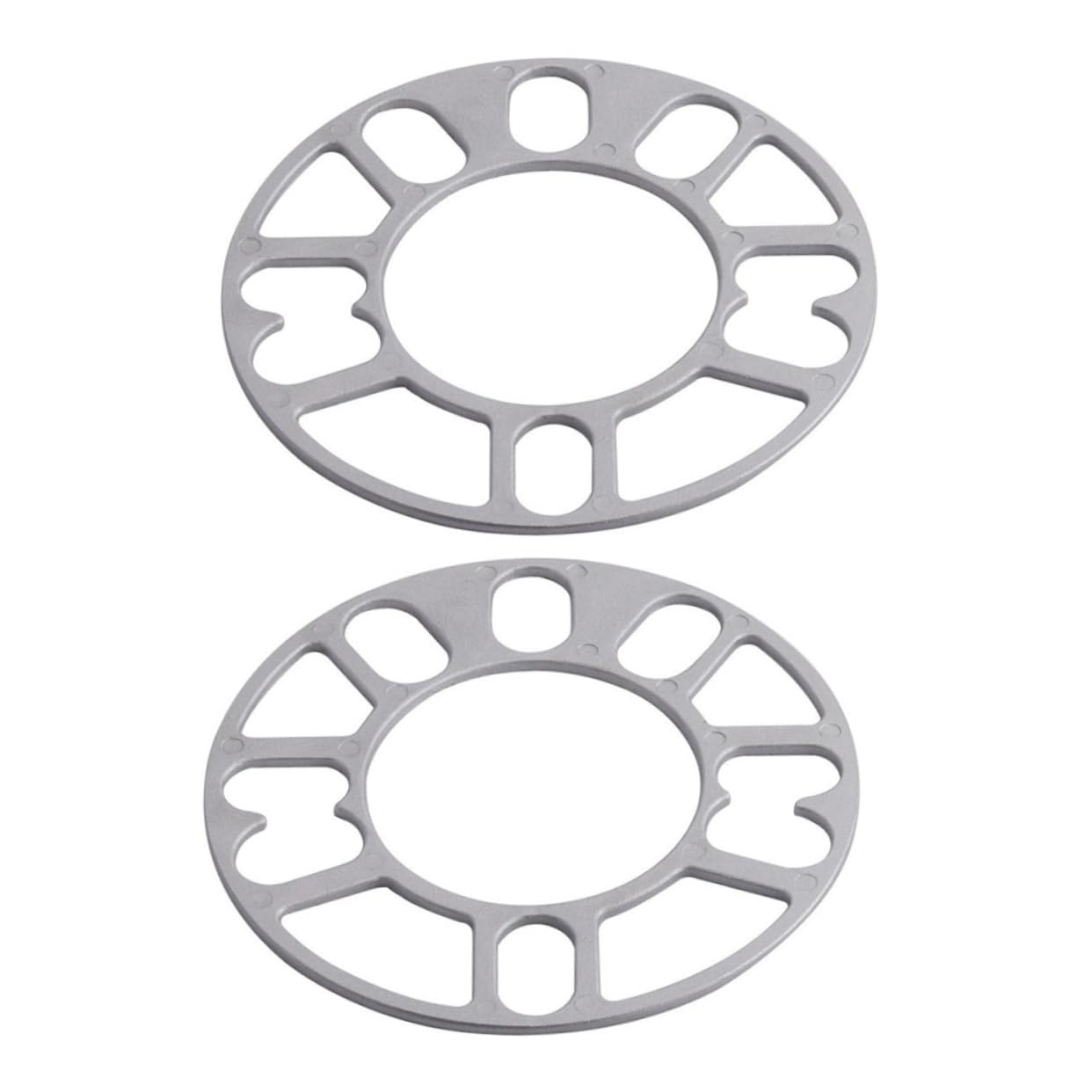 BELLIFFY 2 STK Distanzscheibe 5x4,5 Spurverbreiterungen LKW-räder Nabenabstandshalter Für Auto 5x120 Spurverbreiterungen Räder Für Zubehör Autozubehör Räder Für Auto Aluminiumlegierung von BELLIFFY