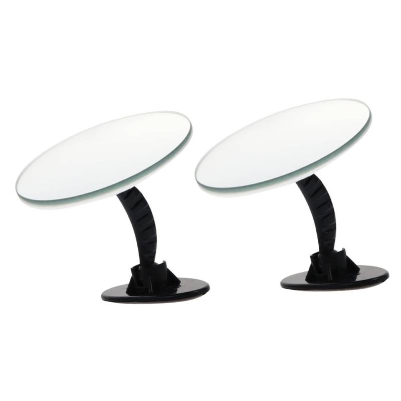 BELLIFFY 2 Stk Rückspiegel Spiegel Lenkerhalterung Zusatzspiegel für den toten Autozubehör car mirror car rear view mirror Auto Weitwinkelspiegel automatischer Hilfsspiegel Glas von BELLIFFY