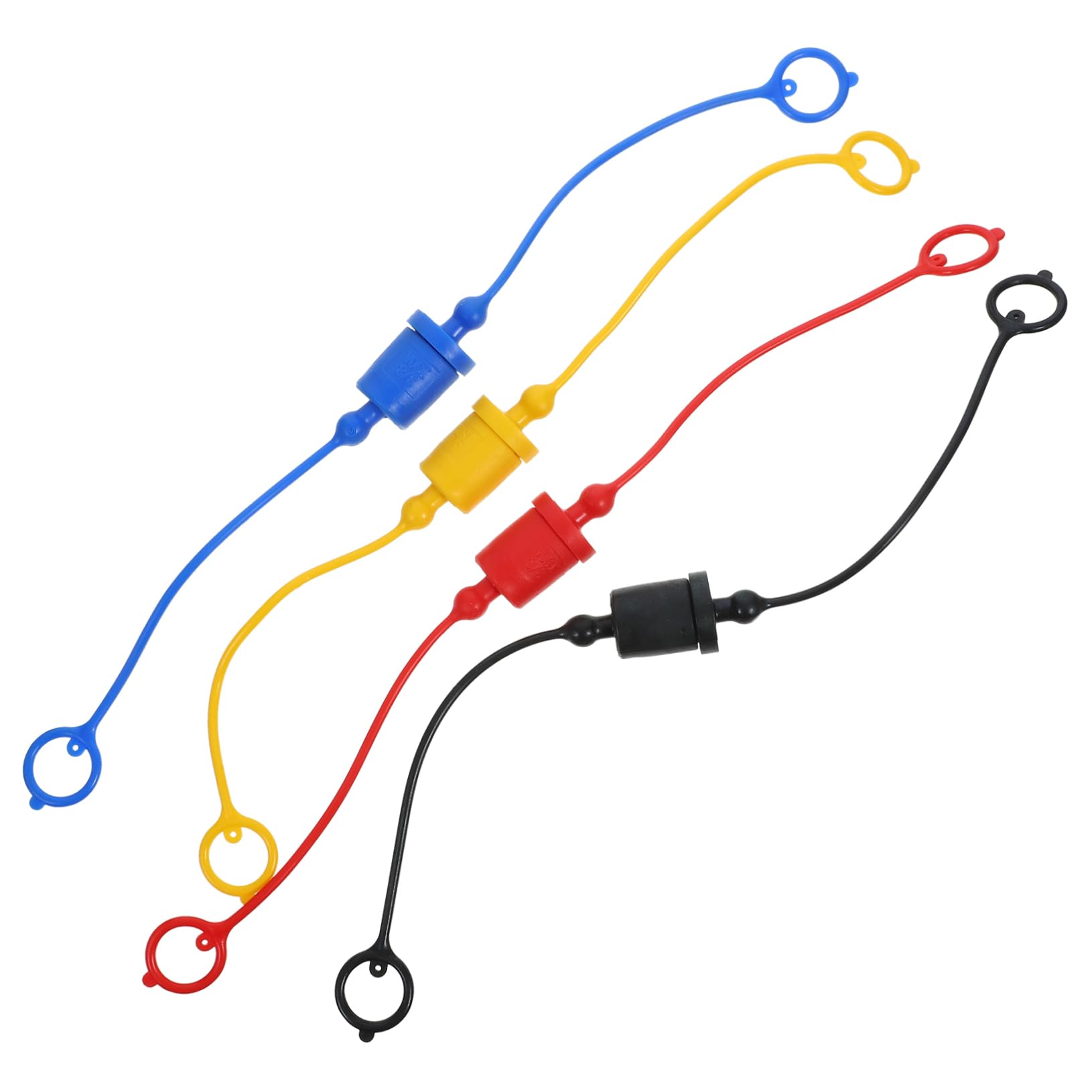 BELLIFFY 8 Stück Hydraulische Kupplungsabdeckungen Staubkappen Für Hydraulische Schnellkupplungen Ersatz Für Schwengelpumpe Und Saugschlauch Gartenpumpe von BELLIFFY