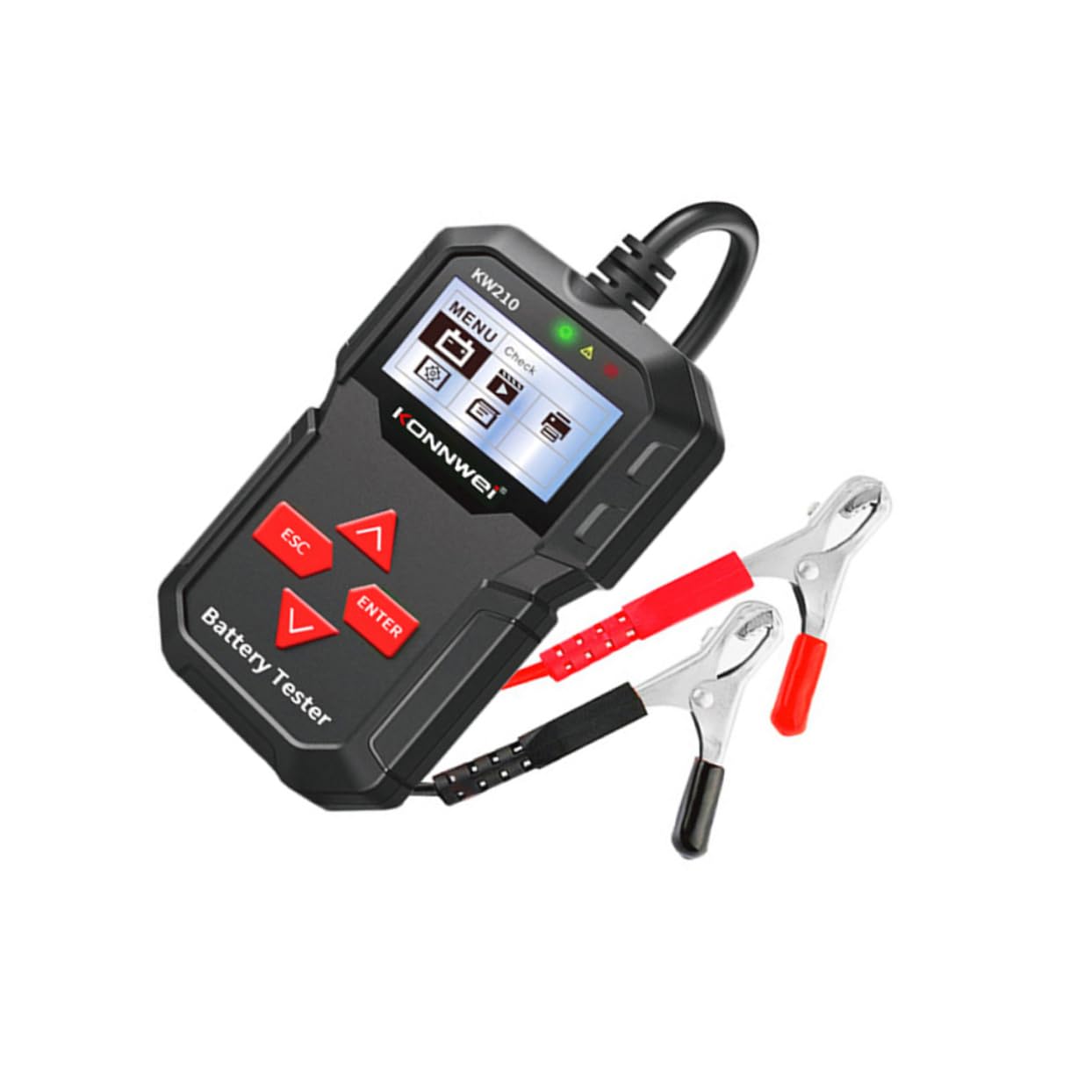 BELLIFFY Autobatterie Tester Empfindlicher Batterietester Mit Hoher Präzision Batterieanalysator Für Auto SUV LKW Batterielasttester Und Multimeter von BELLIFFY