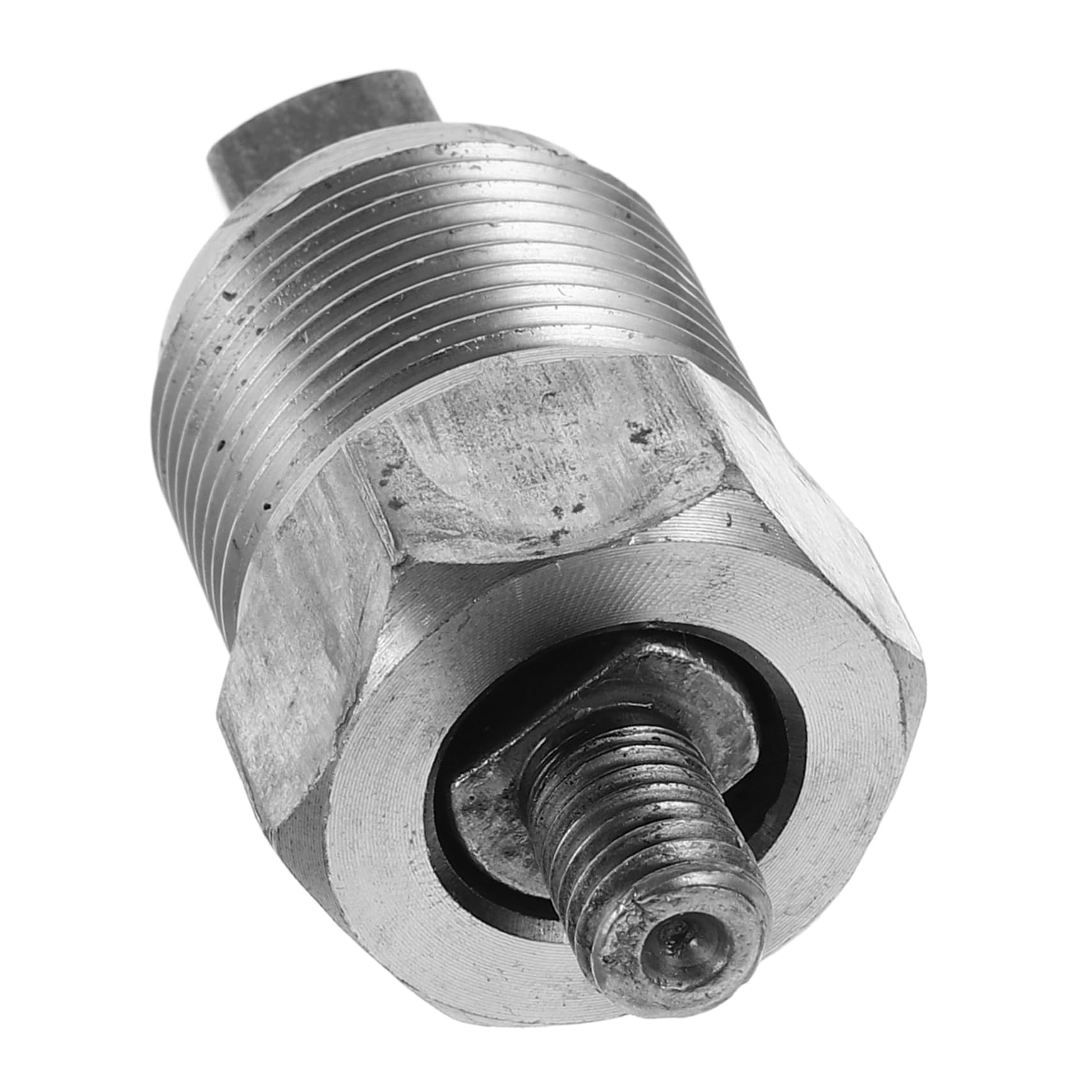 BELLIFFY Horizontaler Wagenheber Überdruckventil Für Wagenheber Ersatzteile Für Hydraulische Wagenheber Reparaturventil Für Wagenheber Reparaturwerkzeug Für Klinkengewinde Metall Silver von BELLIFFY