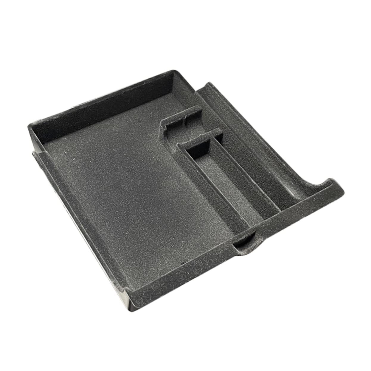 BELLIFFY Mittelkonsole Organizer Tray Für Model 3/Y Velours Ablagebox Für Armlehne Praktische Aufbewahrungslösung Für Autos Insert Organizer Für Zentrale Konsole von BELLIFFY