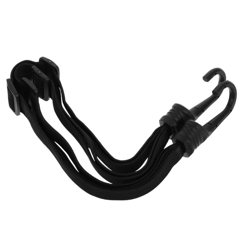 BELLIFFY Motorradhelmseil Bungee-Netz Für Powersport-zubehör -Bungee Motorradgurte Motorradträger Seil Bungee-seile Strapazierfähig Im Freien Black Gummi von BELLIFFY