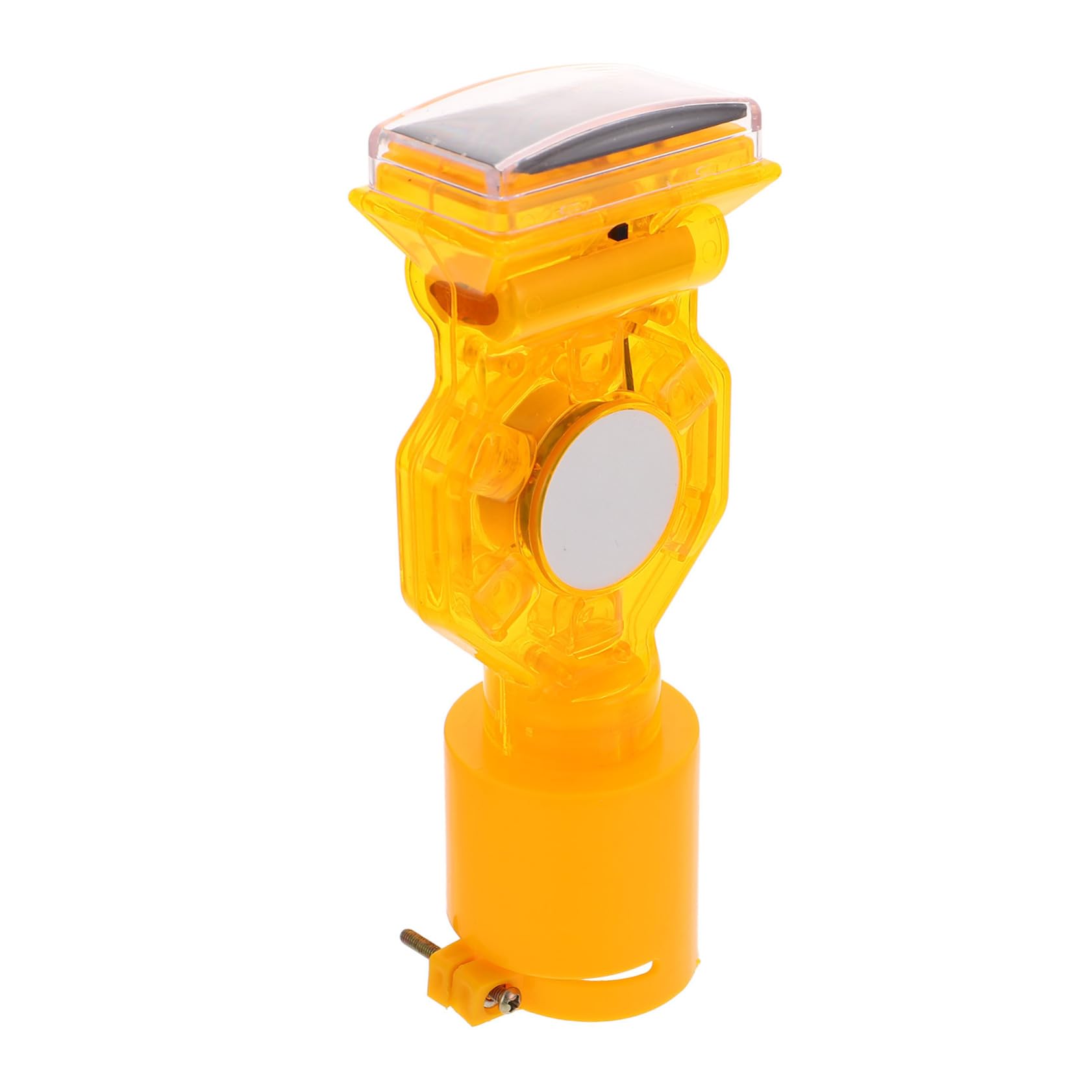 BELLIFFY Solar-Signalleuchte warnleuchte solarlampen f�r au�en outdoor lights flackerlicht solarlichter Leuchtfeuer Warnlicht Sonnenlicht Solar-Warnblitz Solar-Blinklicht Sport Yellow von BELLIFFY