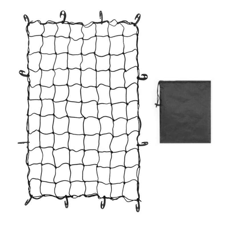 Elastisches Frachtnetz, zusammenklappbar, für den Strandwagen, strapazierfähige Spurstange, Campingzubehör von BELOWSYALER