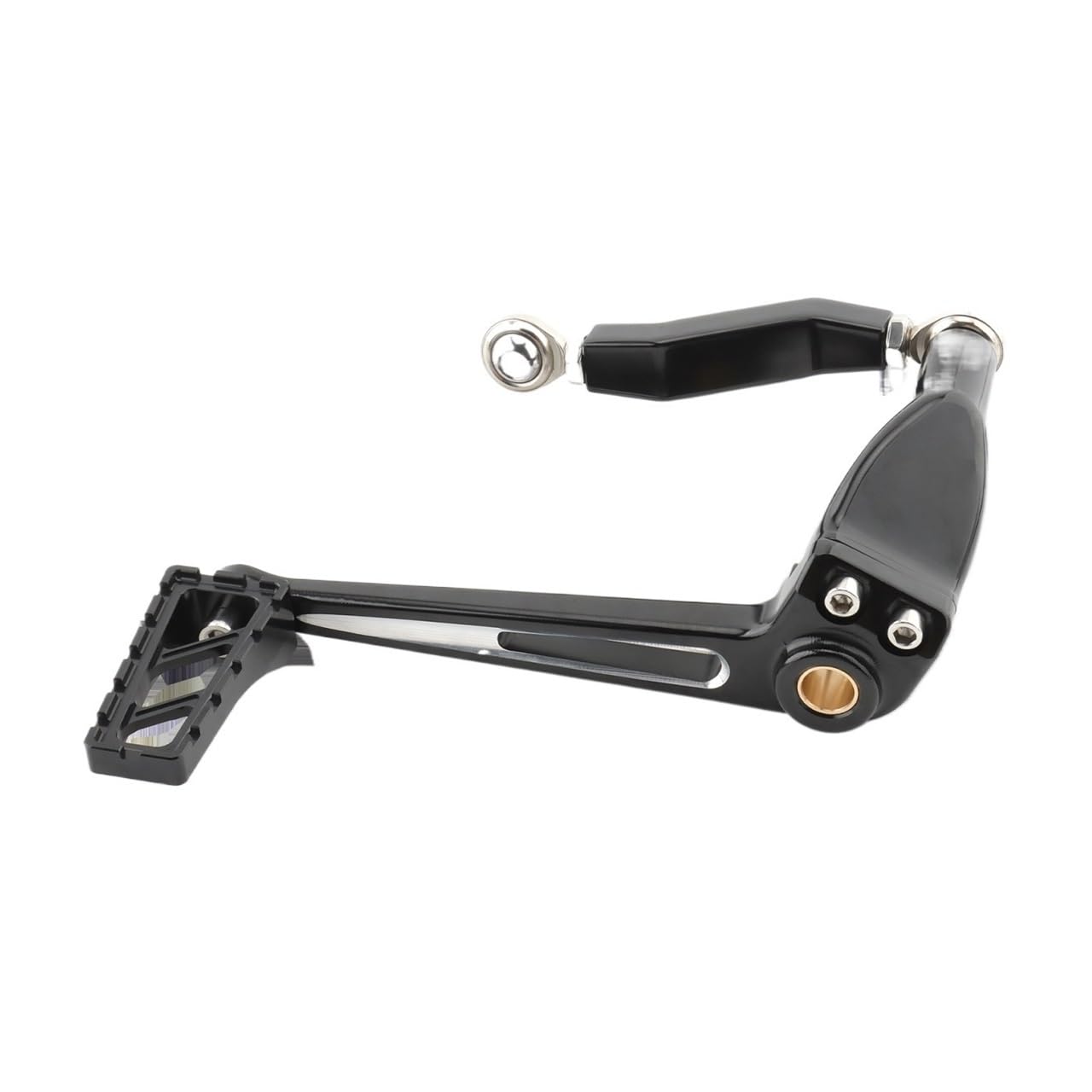 Motorrad Fußrasten Bremspedal Für Ha&rley Für Softail Low Rider S FXLR Street Bob 18-2023 Motorrad Mid Control Bremshebel Verknüpfung Bremshebel Arm Peg Pedal Kit von BELWEIS