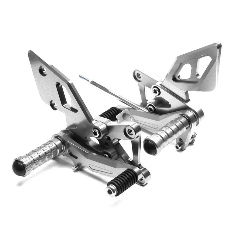 Motorrad Fußrasten Bremspedal Für Ya&maha YZF R3 R25 MT-03 2014-2020 Motorrad Zubehör CNC Aluminium Einstellbare Hinten Sets Fußrastenanlage Fußstütze Fußrasten Rasten von BELWEIS