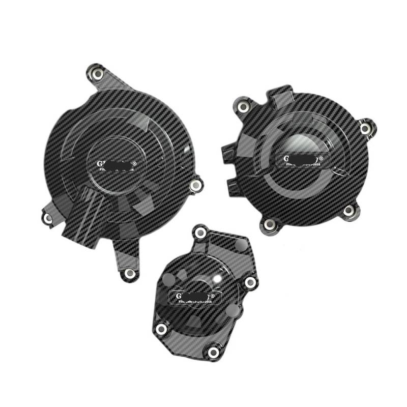 Motorrad Motor Stator Schutzabdeckung Motorschutzhülle FÜR Tr&iumph Daytona 675R 2013–2016 Street Triple 765 2017–2023 von BELWEIS