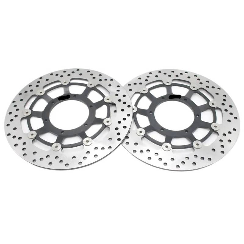 Motorrad Rotor Bremsscheibe 2 Stück 297 Mm Vordere Bremsscheibenrotoren Für CB900 Hornet 2002–2006 CBR 600 F 2001–2007 VTX1800 2001–2008 von BELWEIS