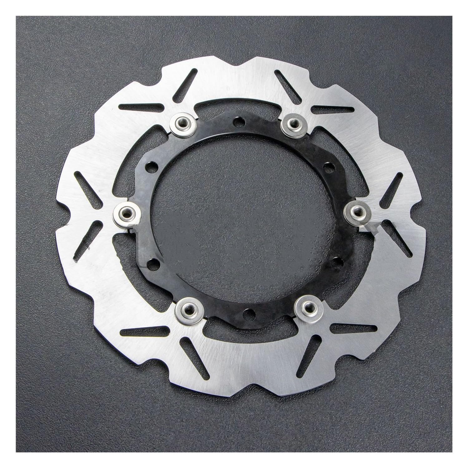 Motorrad Rotor Bremsscheibe Für Ya&maha TMAX500 T-max500 XP500 2004-2011 Motorrad CNC Vorne Hinten Bremsscheibe von BELWEIS