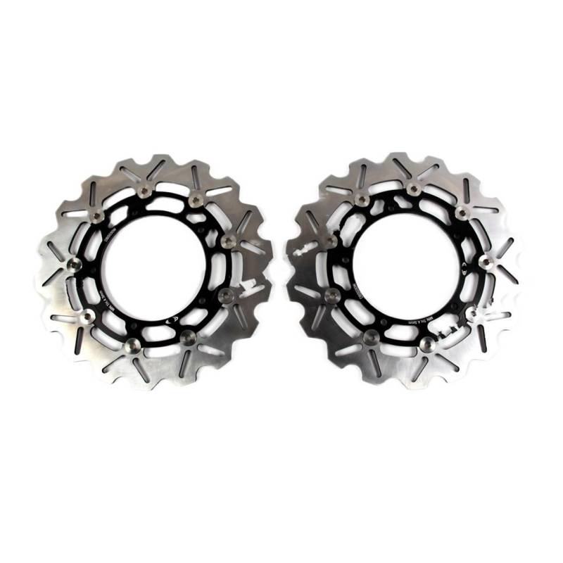 Motorrad Rotor Bremsscheibe Für Ya&maha XJ600 XJ6 XJ 600 ABS 2010-2015 2009-2013 Vordere Bremsscheibe Rotor Disk Motorrad Zubehör von BELWEIS