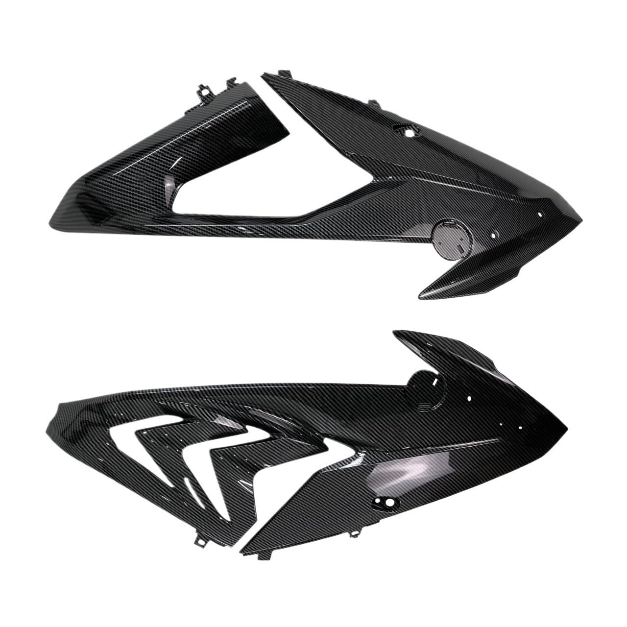 Motorrad Verkleidungs Karosserieteile Für S1000RR S 1000RR 2015 2016 2017 2018 Motorrad Schwarz Carbon Fiber Painted Vorderseite Panel Abdeckung Verkleidung Cowling Platte von BELWEIS