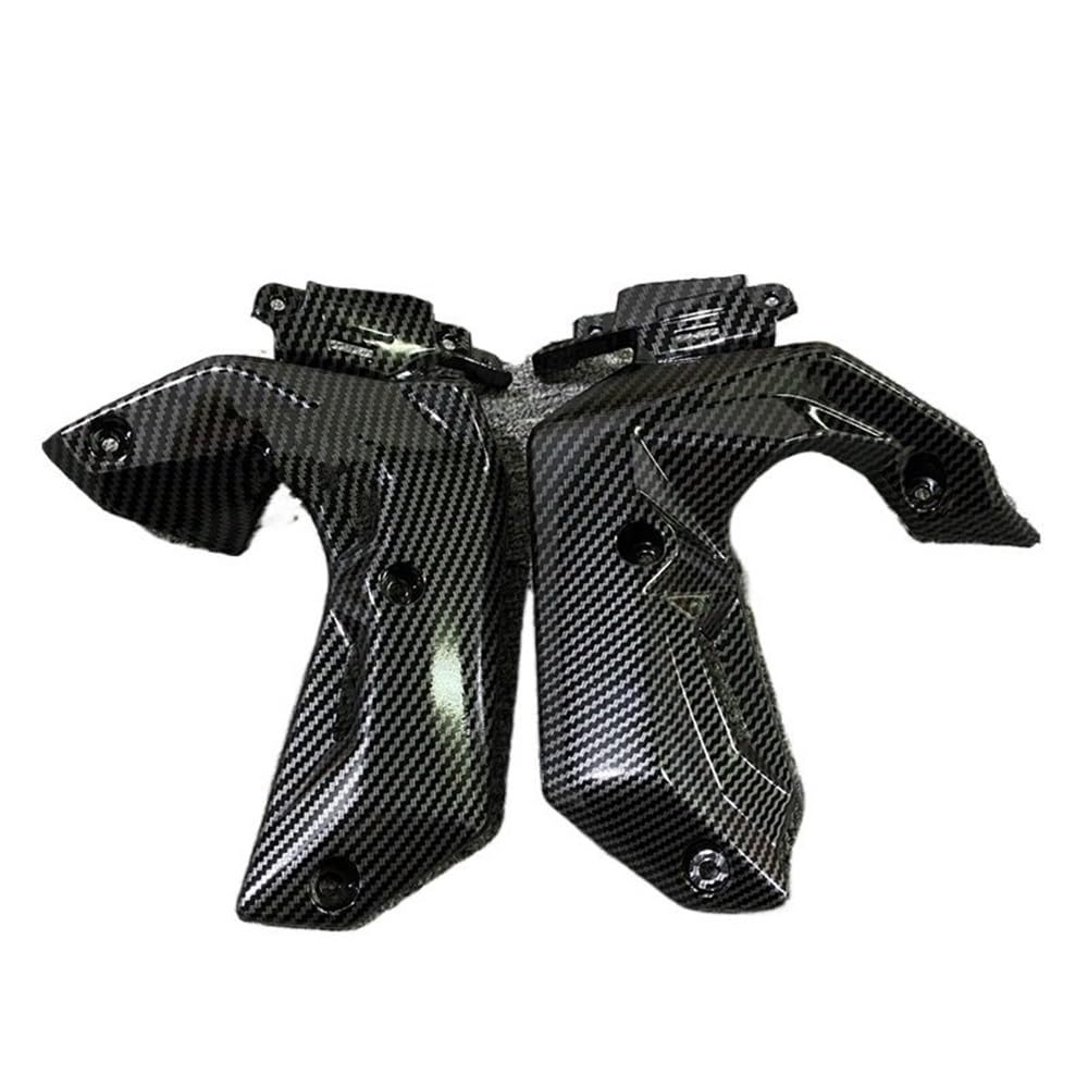 Motorrad Verkleidungs Karosserieteile Motorrad Verkleidung Kit Carbon Faser Farbe Karosserie Schwanz Seite Panel Abdeckung Für Ka&wasaki Z650 NI&nja 650 2017-2021 ZR650 ER650 ABS von BELWEIS