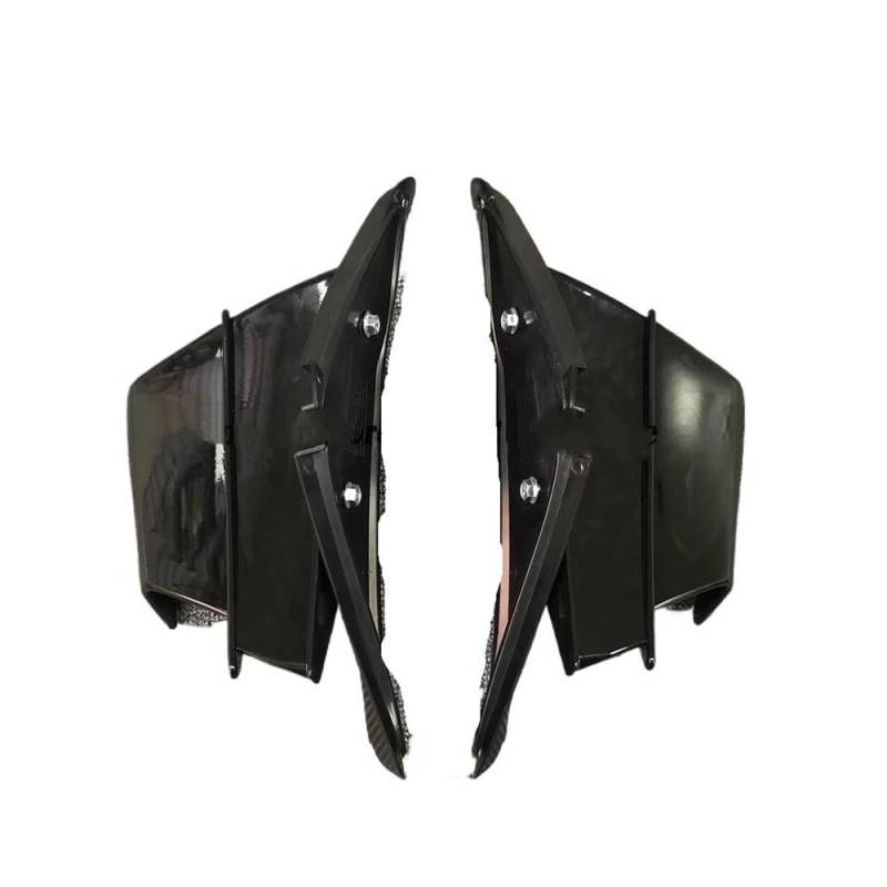 Motorrad Verkleidungs Karosserieteile Winglet Aerodynamischer Seitenwind-Fin-Spoiler ABS-Frontverkleidungsschutz-Flügelabdeckung Für CBR650R 2019–2023 CB650R von BELWEIS