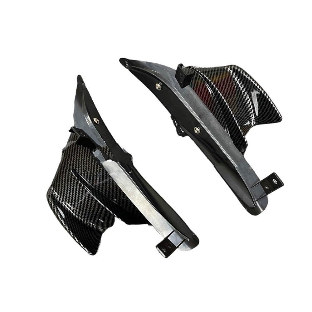 Motorrad Verkleidungs Karosserieteile Winglet Aerodynamischer Seitenwindflossenspoiler CB650R ABS Frontverkleidungsschutz Flügelabdeckung Für CBR650R 2019–2023 von BELWEIS