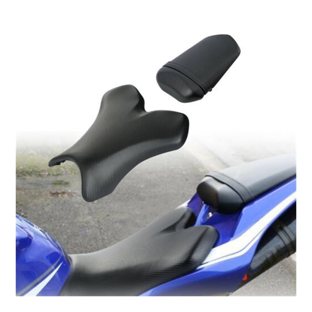 Rücksitzbezug Motorräder Motorrad Zubehör Vorne Oder Hinten Fahrer Beifahrersitz Kissen Sozius Für Ya&maha YZF R1 YZFR1 2004-2006 2005 von BELWEIS