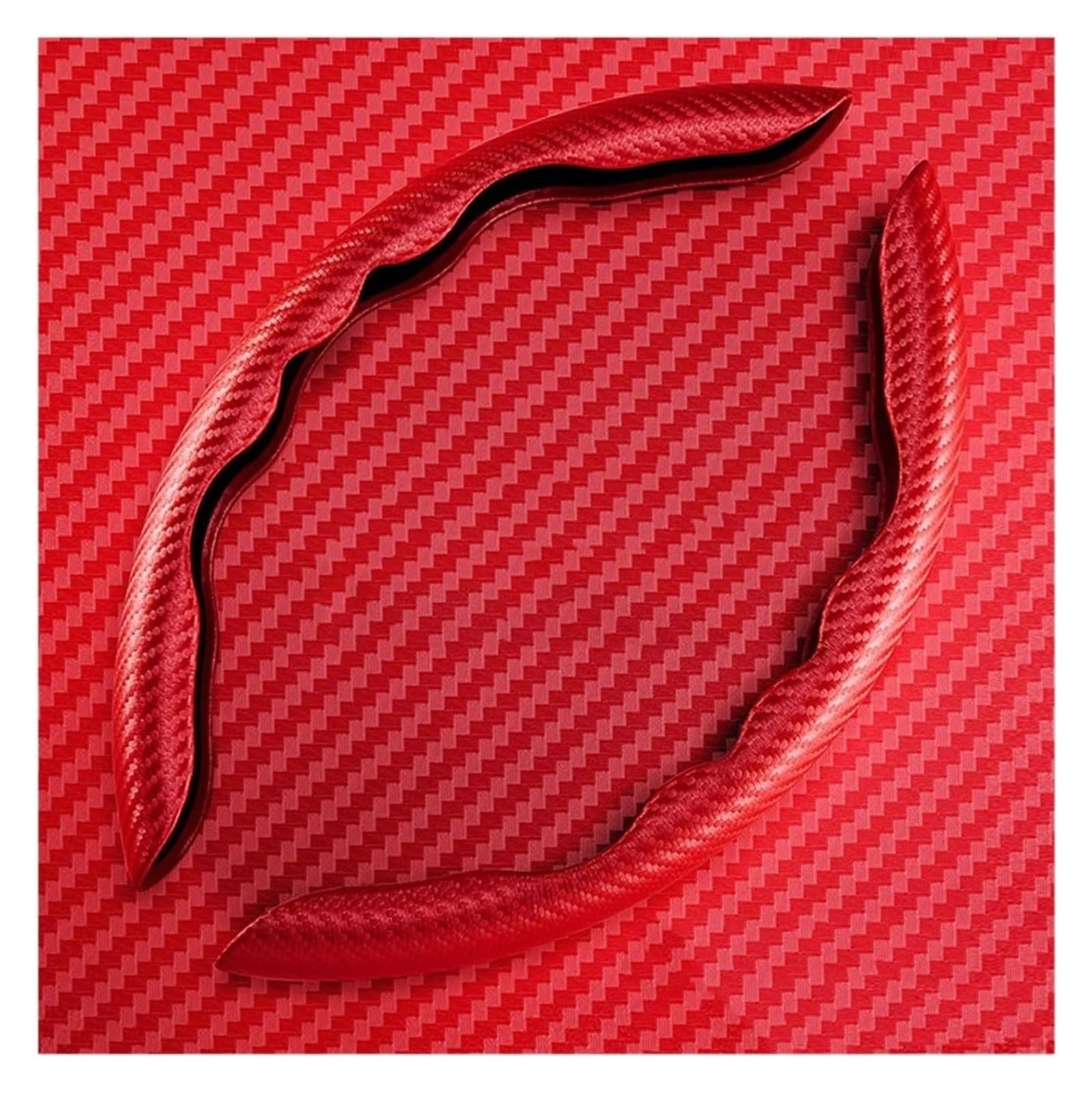 Auto Lenkradabdeckung Carbon Fiber Lenkradbezug Universal Paar Abdeckungen Griff Sport Auto Lenkrad Fall Auf Dem Lenkrad Auto Lenkradabdeckung Carbon Fiber Lenkradbezug Universal Paar Abdeckungen Griff Sport Auto Lenkrad Fall Auf Dem Lenkrad von BENELKZAFA